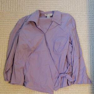 Dressbarn Purple Blouse